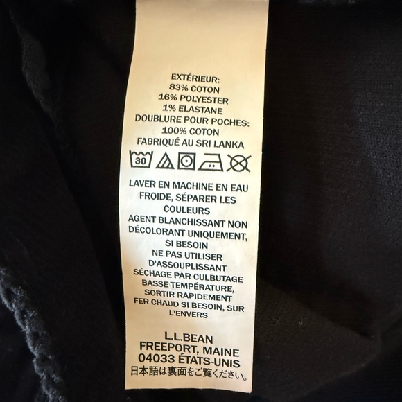 L.L. Bean Women's Favorite Fit Corduroy Pants Black Size 12 M/T Straight Leg - Picture 11 of 12